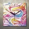 Wohnzimmer Leinwand Uhr Geräuschlos Küche 30x30 Farbig, Produktbild-Vorschau 1