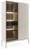 Armoire vitrine 104 cm Haller - Vitrine avec porte vitrée & Voir les images du produit 1