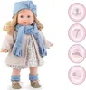 Puppe Ida 42 cm mit langen Haaren & Schlafaugen Weichkörper Spielzeug Puppe zum kämmen und frisieren Geschenkidee Voir les images du produit