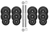 Guss Kurzhantel-Set 55Kg (2x27,5) Hantelscheiben Hantelset Produktbild-Vorschau 2