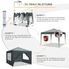 Instructions for assembling a pop-up tent. Produktbild-Vorschau