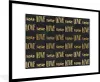 MuchoWow® Gerahmtes Poster Muster - Liebe - Gold - Schwarz Produktbild-Vorschau 1