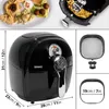 Duronic AF1 BK Heißluftfritteuse | Airfryer mit 2 L Volumen Produktbild-Vorschau 2