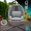 KESSER® Luxe Hängesessel mit Gestell + weicher Sitzkissen, Produktbild-Vorschau 6