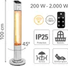 TROTEC Terrassen-Heizstrahler IRS 2050 E | Heizer | Produktbild-Vorschau 5