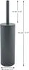Spirella Akira, WC-Bürste & Halter, Grau, Stahl, 95 mm, 95 Produktbild-Vorschau 9