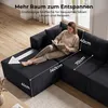 Cord Modulsofa mit Tiefsitz, frei kombinierbares Ecksofa Produktbild-Vorschau 3