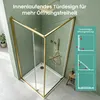 Mai & Mai Duschkabine Eckeinstieg 90x90 cm mit Schiebetür Produktbild-Vorschau 2