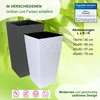 Hochkübel Finezia 40x40x75 Rattan anthrazit Produktbild-Vorschau 4