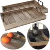 LS-LebenStil 2x Mango Serviertablett 38x25cm Holz Tablett Produktbild-Vorschau 1