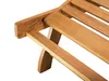 BELIANI Gartenliege hellbraun Akazienholz rollbar Produktbild-Vorschau 8