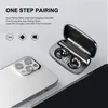 A product shot of wireless earbuds and a smartphone. Produktbild-Vorschau