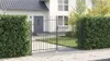 vidaXL Doppeltor WOERDEN 299,5 x 224,5 cm Stahl Grau Produktbild-Vorschau 4