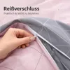 Davos Janine Biber Bettwäsche 2tlg grau rosa 65101-01| Produktbild-Vorschau 6
