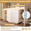Flieks Kommode mit 6 Schubladen, Wohnzimmerschrank Produktbild-Vorschau 8