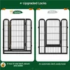 Comparison of an upgraded and an older version of a dog fence latch. Podgląd zdjęcia produktu