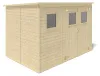 Abri de jardin en bois 4.86 m2 - 2.7x1.8 m - Couleur: Voir les images du produit 6