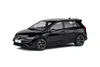 A black Volkswagen Golf VIII R model car is shown from a side-angle on a white background. Produktbild-Vorschau