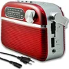 Retro rádio reproduktor Vintage rádio 1200 mAh přenosné FM Náhled obrázku produktu 12