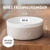 RUDELKÖNIG Hundenapf Keramik – 2er Set handgefertigte Produktbild-Vorschau 2