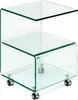 Beistelltisch >7/127< in Klarglas, Glas - 40x60x40cm Produktbild-Vorschau 1