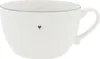 Suppentasse HEART weiß mit schwarzem Herz D. 15cm für 900ml Produktbild-Vorschau 1