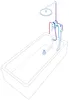 Siphon für Badewanne mit Reinigung von oben Produktbild-Vorschau 2