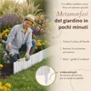 Floranica Bordura per Giardino in legno 20 x 100 cm Bianco Anteprima dell’immagine prodotto 5
