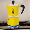Bialetti Rainbow, Mokka-Kanne, Schwarz, Gelb, Aluminium, 6 Produktbild-Vorschau 3