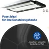 A kitchen range hood with a filter and text overlay. Produktbild-Vorschau