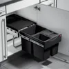HAILO RAUMSPAR TANDEM 18/8,5/8,5/D dunkelgrau mit 35 Liter Produktbild-Vorschau 5