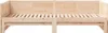 vidaXL Ausziehbares Tagesbett Natur 203,5 x 184 x 56,5 cm Produktbild-Vorschau 6