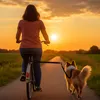 Smycz dla psa Relaxdays do roweru, uchwyt do roweru, z Podgląd zdjęcia produktu 2