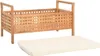 vidaXL Lavica s úložným priestorom 93×49×49 cm Orechový Náhľad obrázku produktu 3