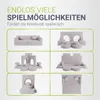 Kanapa dla dzieci Juskys Kayo – sztruksowa, modułowa i Podgląd zdjęcia produktu 4