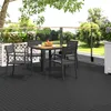 EUGAD 11 Stück WPC Fliesen Terrassenfliesen Zuschneidbar, Produktbild-Vorschau 2