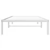 vidaXL Rama łóżka metalowa biała 107x203 cm Podgląd zdjęcia produktu 5
