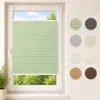 Plissee Klemmfix ohne Bohren 80x100cm Grün Sichtschutz Produktbild-Vorschau 1