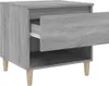 The Living Store Nachttische 2 Stk. Grau Sonoma 50x46x50 cm Produktbild-Vorschau 6