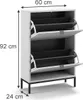 Scarpiera da ingresso Vicco Eliza Bianco 60 x 92 cm con Anteprima dell’immagine prodotto 2