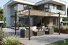 Pavillon Gartenpavillon 3x4m beige-anthrazit Luxor Light Produktbild-Vorschau 5