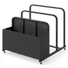 COSTWAY Pool Aufbewahrungskorb mit Rollen, Polyrattan Produktbild-Vorschau 1