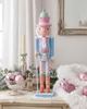 BELIANI Nussknacker-Figur blau Kiefernholz handgefertigte Produktbild-Vorschau 8