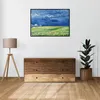Affiche 100 x 70 cm Champ de blé sous des nuages d'orage, Voir les images du produit 4