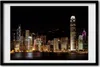 Bild 60x40 MDF-Rahmen, Wandkunst Hong Kong in der Nacht Produktbild-Vorschau 1