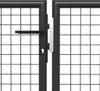 vidaXL Gartentor aus Stahl 350 x 100 cm Anthrazit Produktbild-Vorschau 3