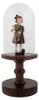 Campana di vetro Clayre & Eef Ø 14x34 cm Legno marrone Anteprima dell’immagine prodotto 4