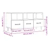 vidaXL Armoire TV marron imitation chêne 102x36x50 cm Voir les images du produit 8