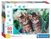 CLEMENTONI Puzzle Zwillingsbabys 60 Teile Produktbild-Vorschau 2