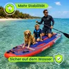 URBOGYM Venti SUP Board 350 cm Rot-Blau, aufblasbares Produktbild-Vorschau 9